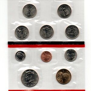 2002-D US Mint Uncirculated Set...10 Coins... Original US Mint Packaging / COA